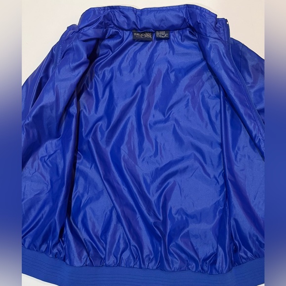 Vintage IZOD Zod Club Royal Blue Windbreaker Jacket 80s 90s Retro M - Picture 5 of 10